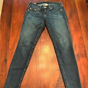 True Religion Dark Blue Women's Skinny Jeans